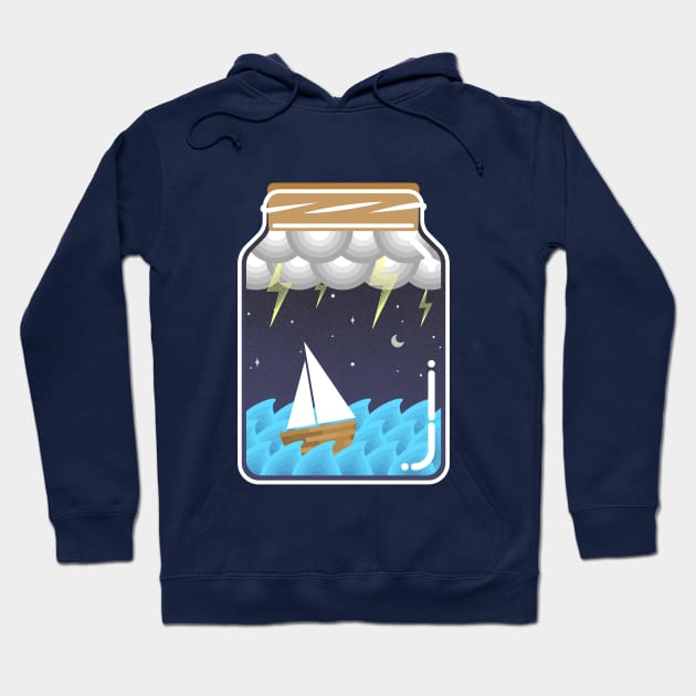 Sea in a bottle Hoodie by guidogokraw